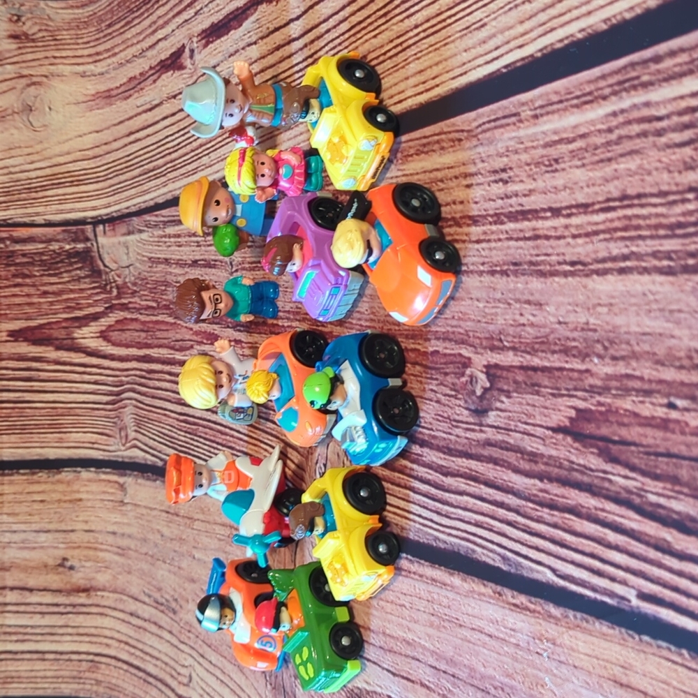 Wheelies/ people toddler's toys bundle